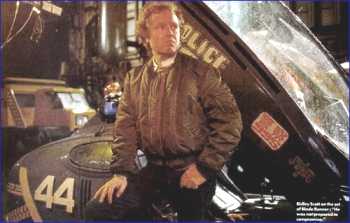 Ridley Scott durante la película.