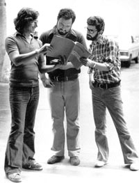 Steven Spielberg, John Millius y George Lucas