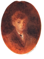 Retrato del compositor cuando contaba 9 años
